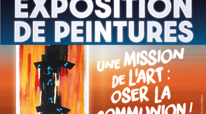Été 2021: fr Vincent expose à Lourdes